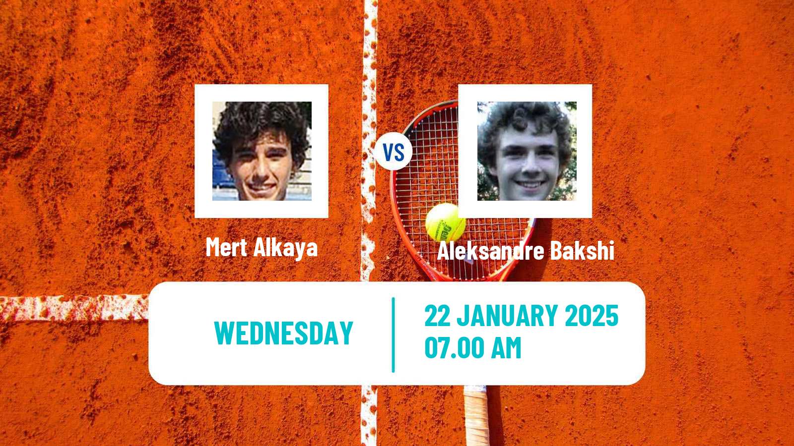 Tennis ITF M25 Doha Men Mert Alkaya - Aleksandre Bakshi