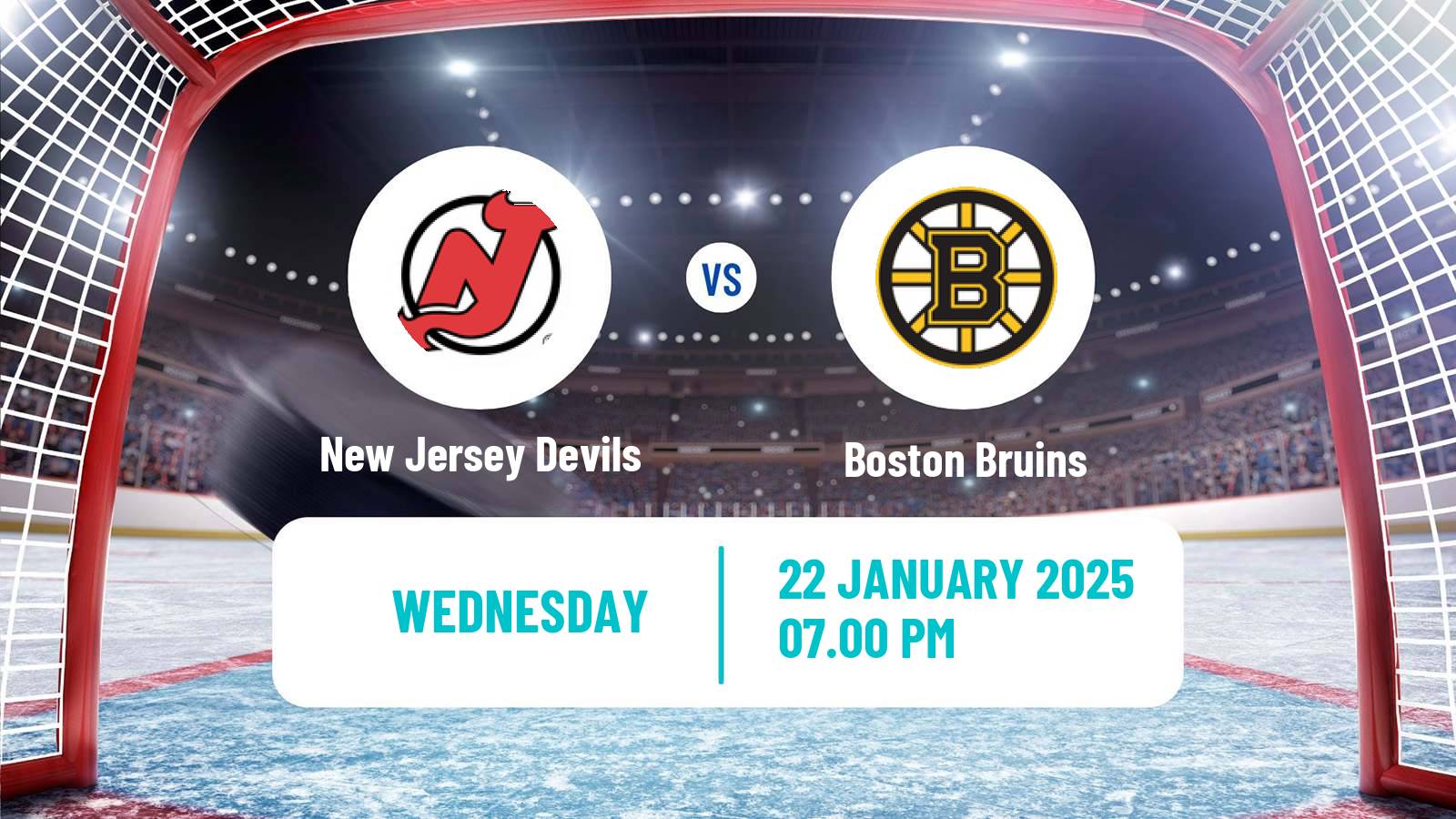 Hockey NHL New Jersey Devils - Boston Bruins