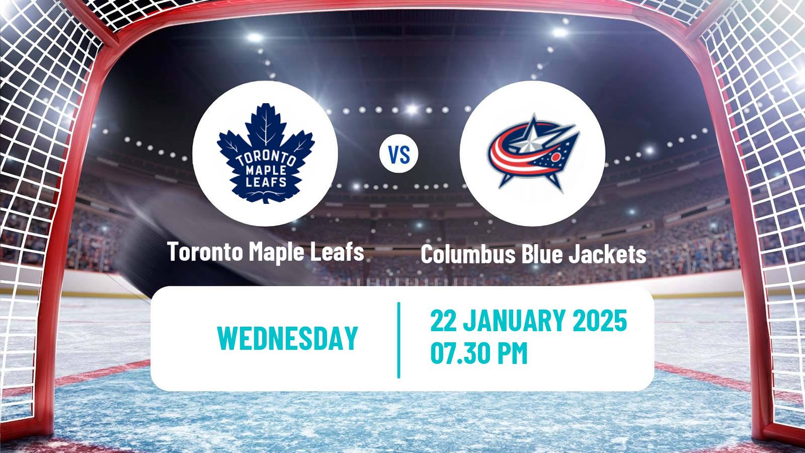 Hockey NHL Toronto Maple Leafs - Columbus Blue Jackets