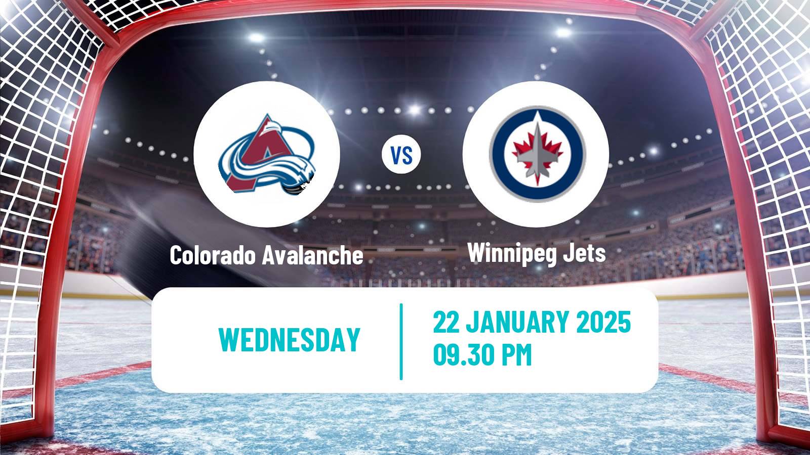 Hockey NHL Colorado Avalanche - Winnipeg Jets