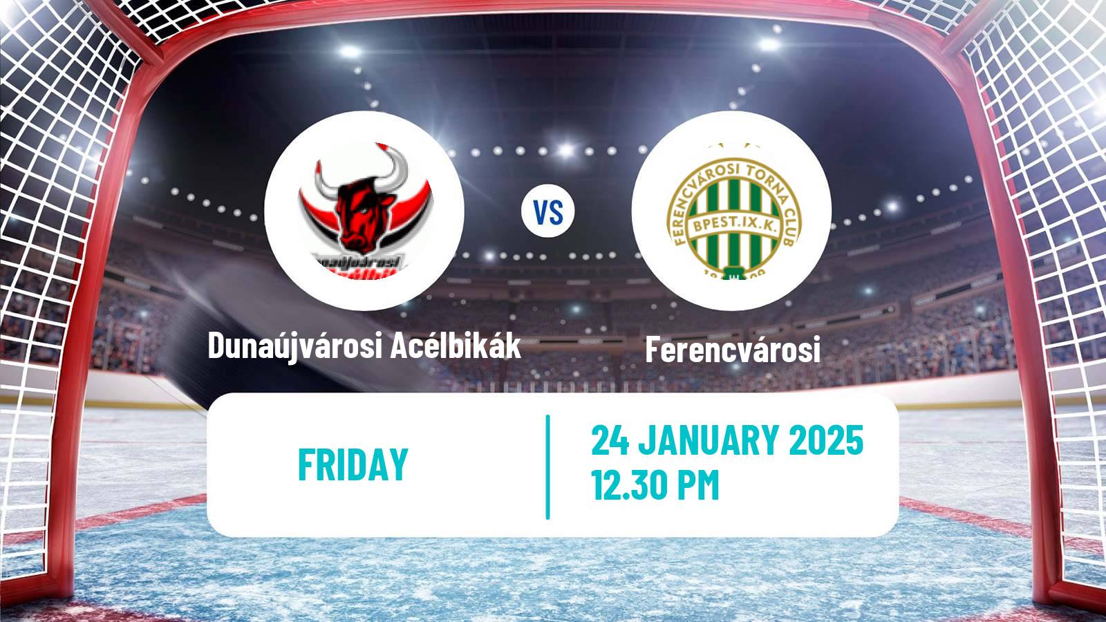 Hockey Hungarian Erste Liga Hockey Dunaújvárosi Acélbikák - Ferencvárosi