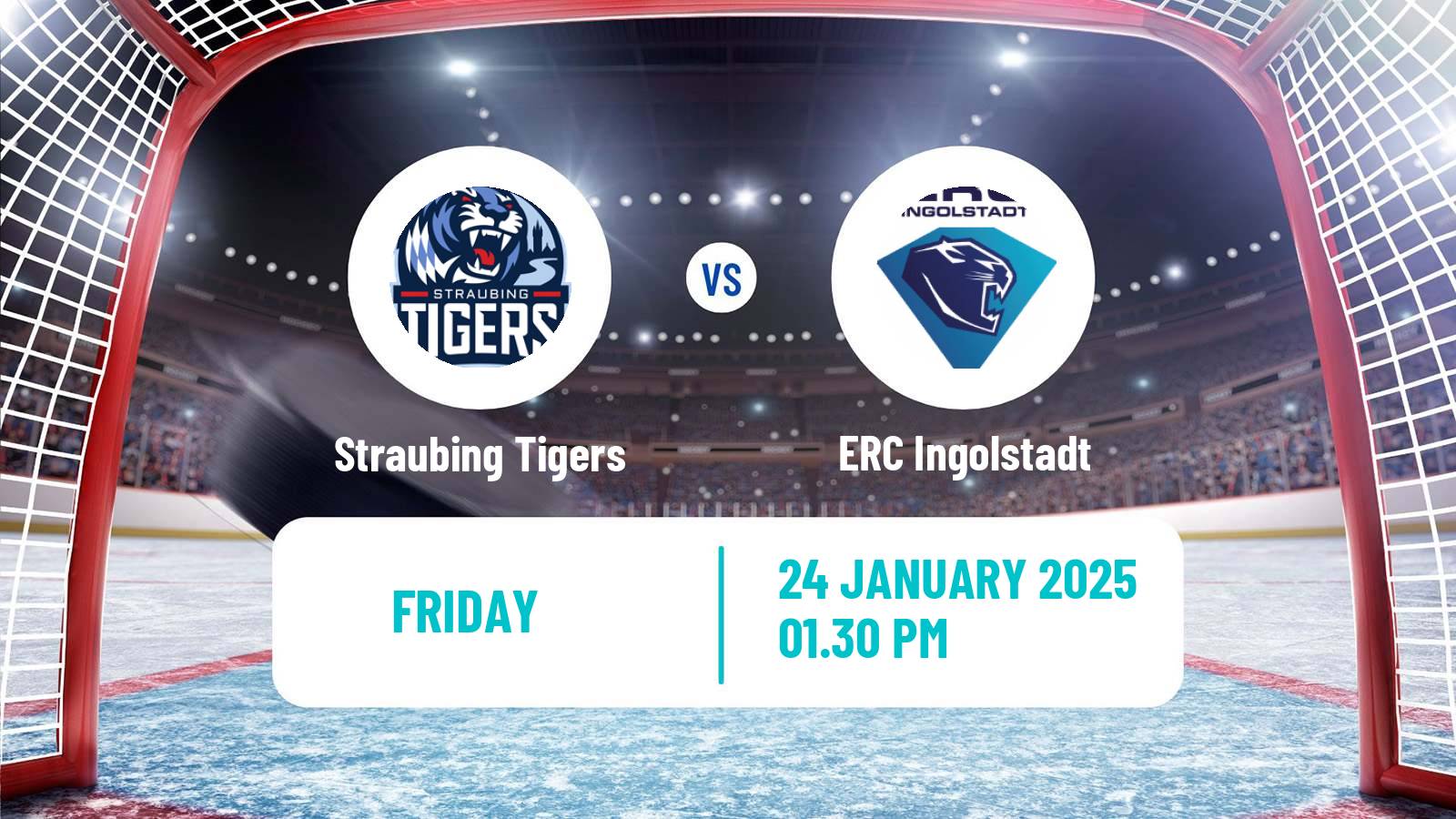 Hockey German Ice Hockey League Straubing Tigers - ERC Ingolstadt