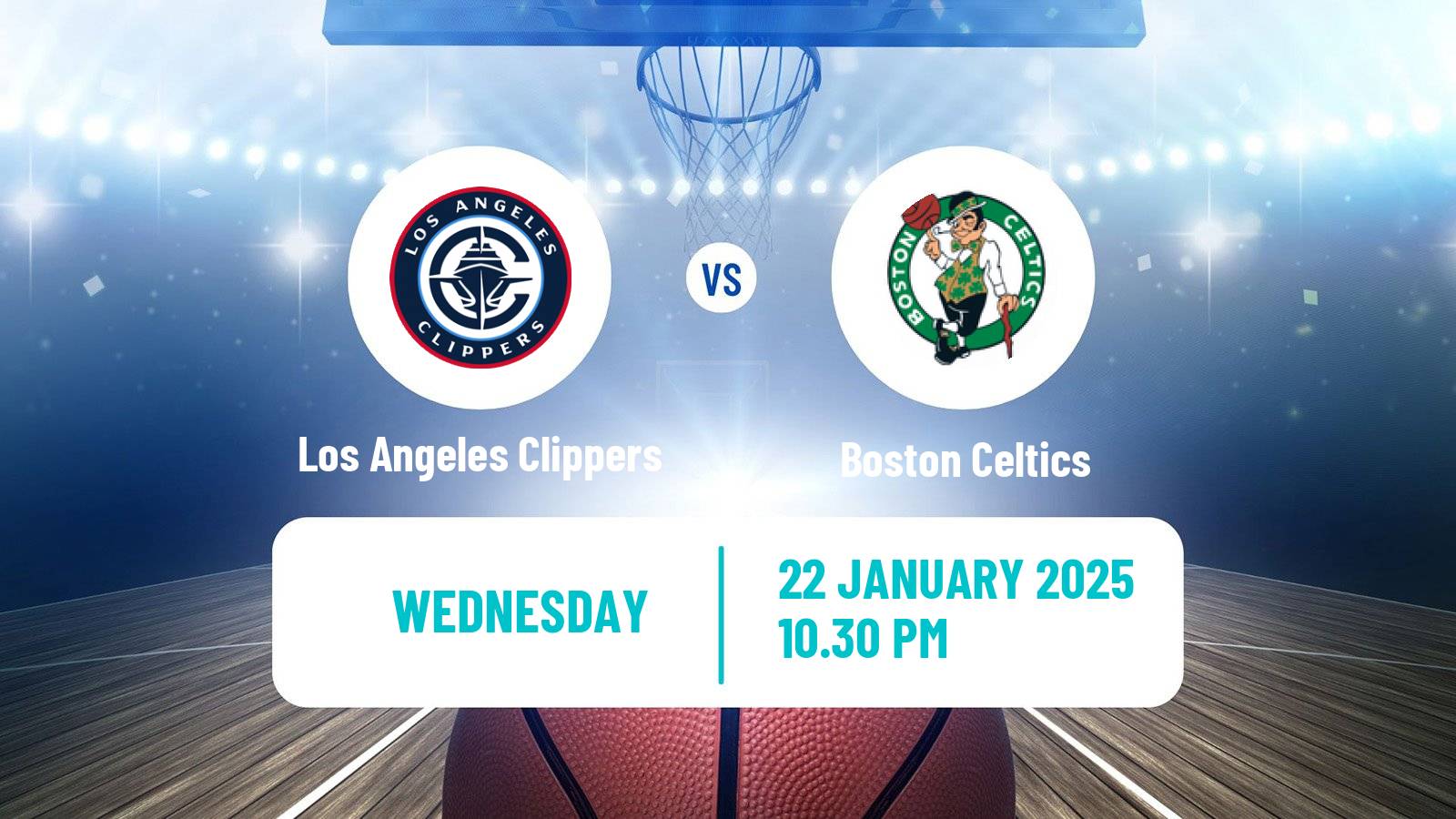 Basketball NBA Los Angeles Clippers - Boston Celtics