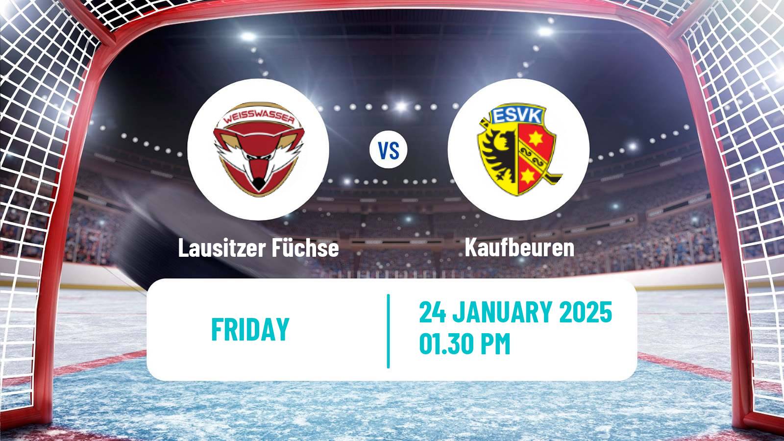 Hockey German DEL2 Lausitzer Füchse - Kaufbeuren