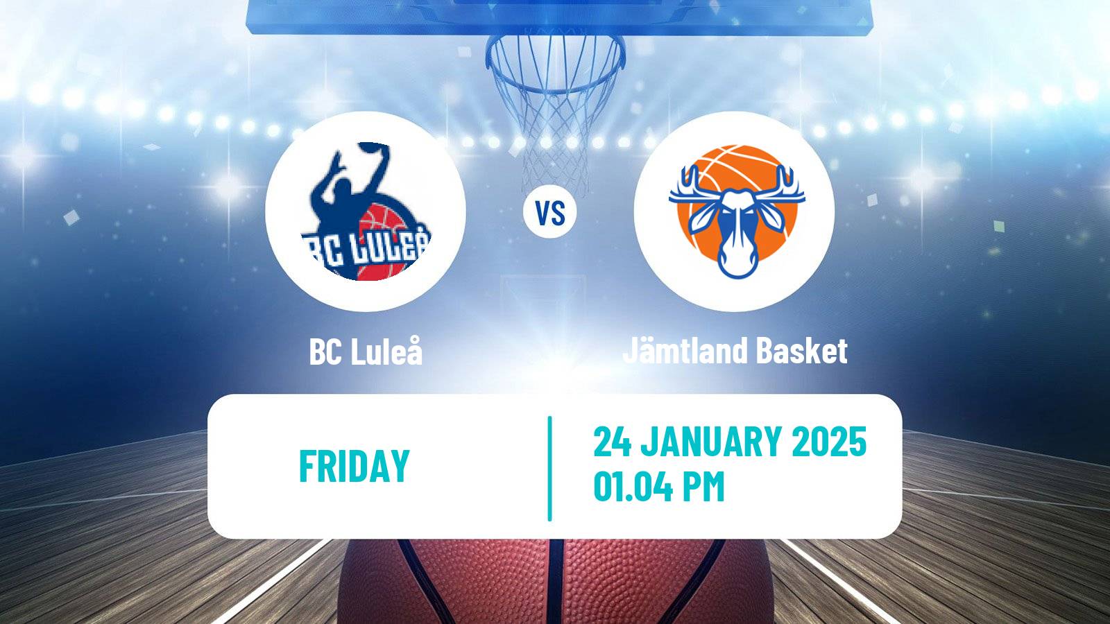 Basketball Swedish Basketligan Luleå - Jämtland Basket