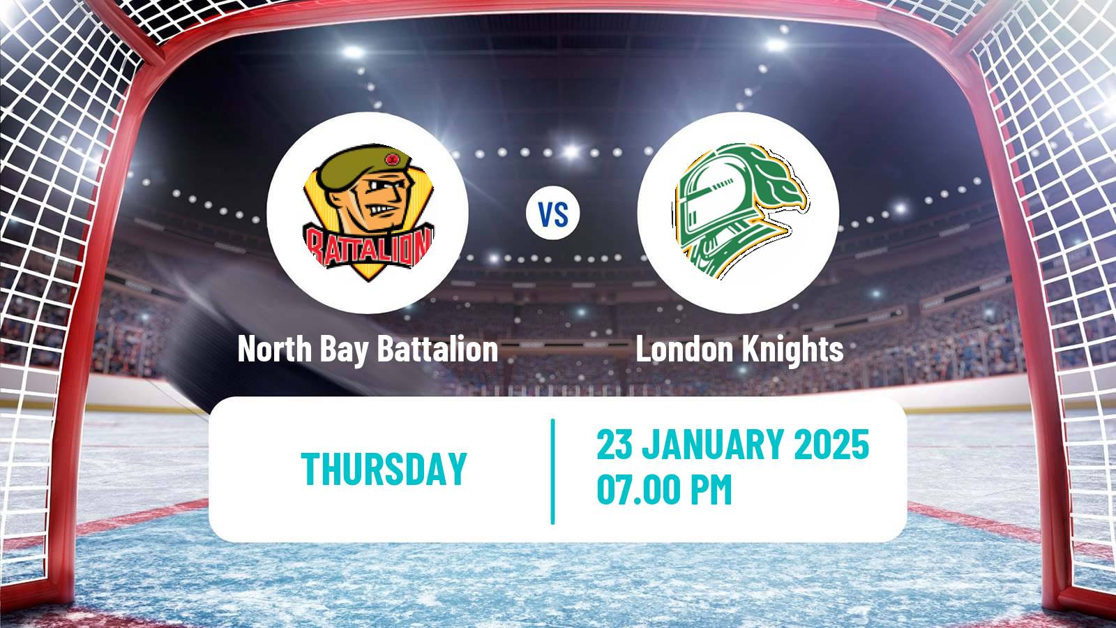 Hockey OHL North Bay Battalion - London Knights