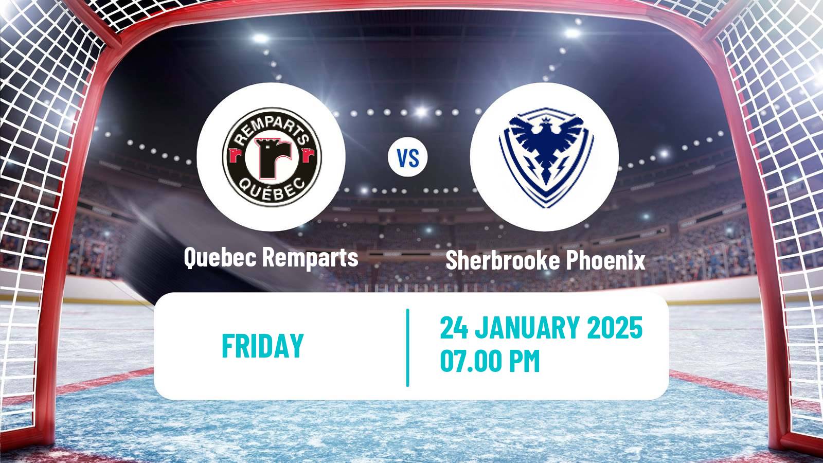 Hockey QMJHL Quebec Remparts - Sherbrooke Phoenix