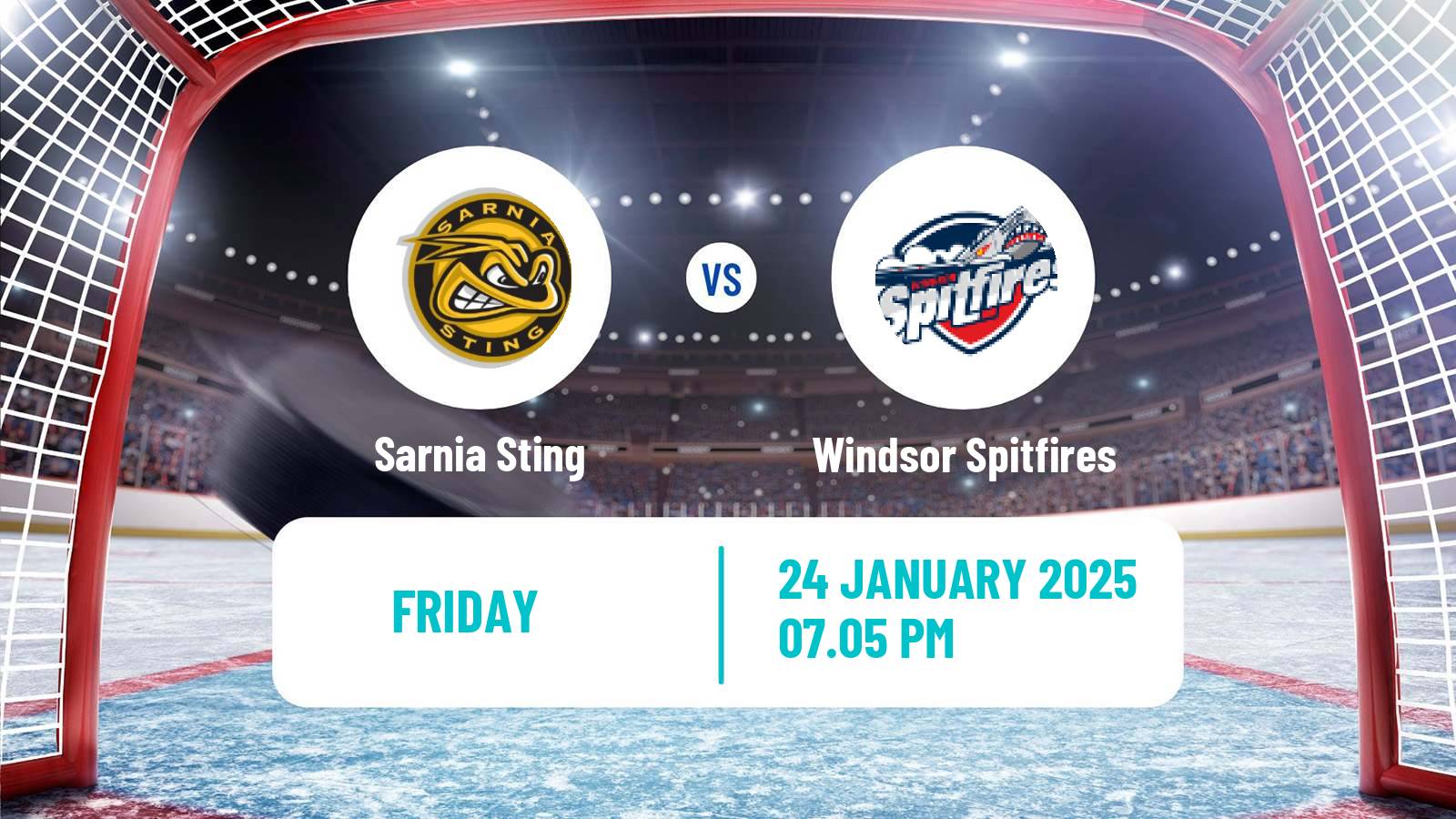 Hockey OHL Sarnia Sting - Windsor Spitfires