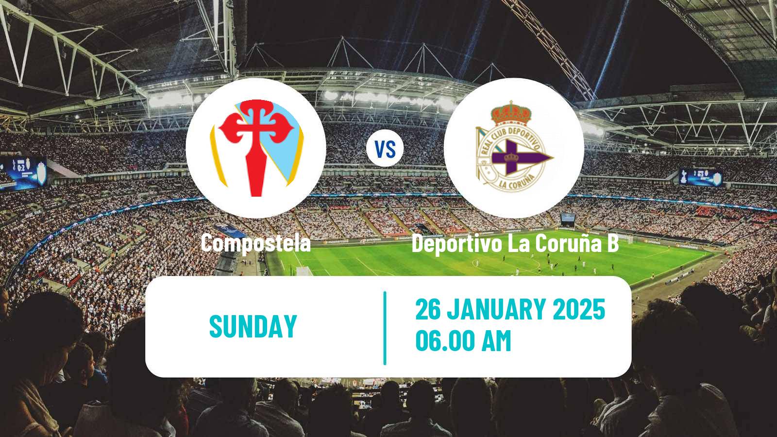 Soccer Spanish Segunda RFEF - Group 1 Compostela - Deportivo La Coruña B