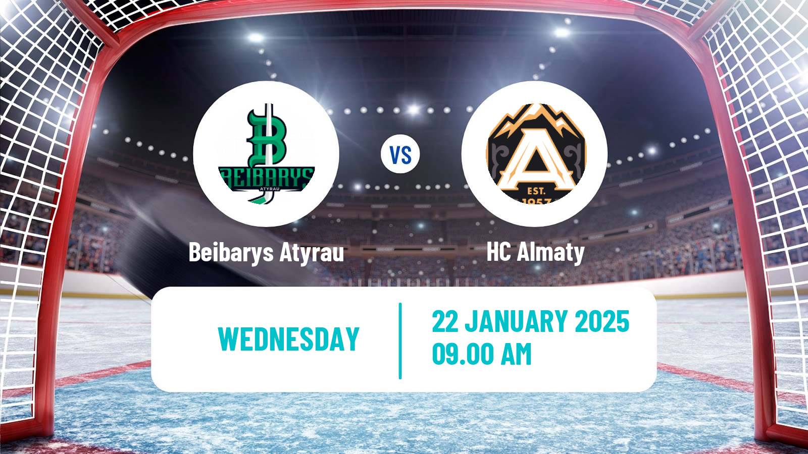 Hockey Kazakh Ice Hockey Championship Beibarys Atyrau - Almaty