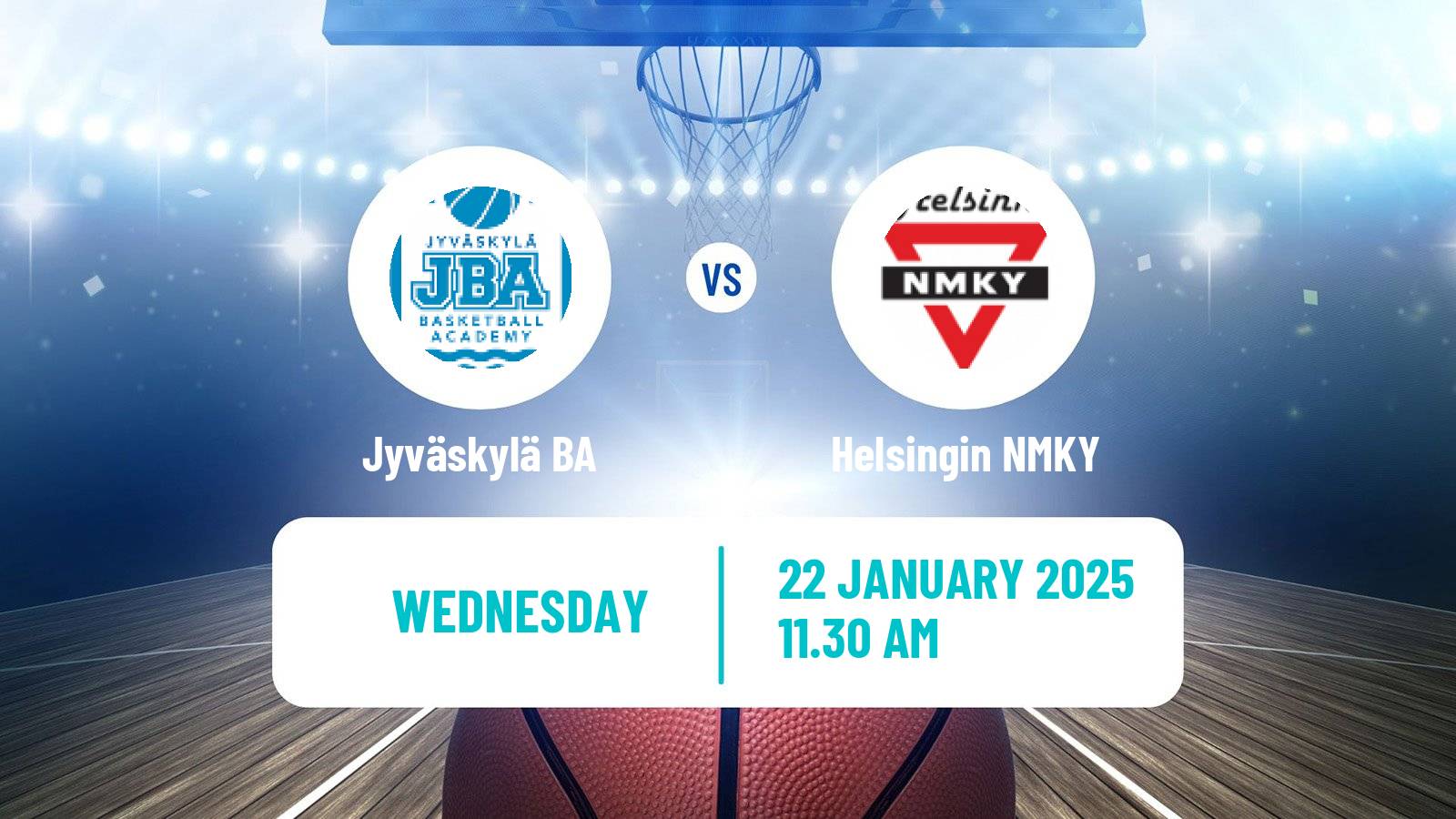 Basketball Finnish I Divisioona A Basketball Jyväskylä BA - Helsingin NMKY