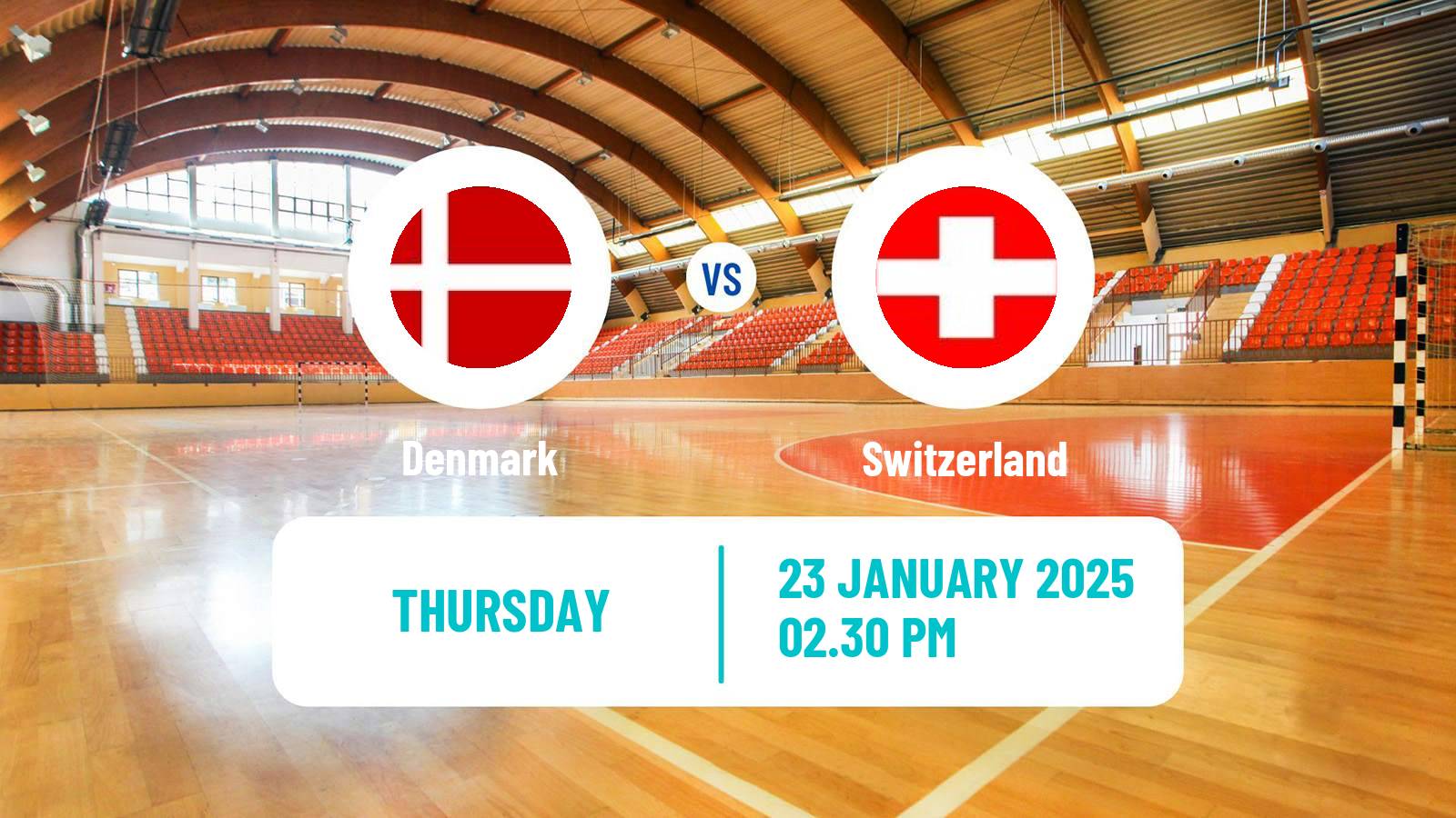 Handball Handball World Championship Denmark - Switzerland