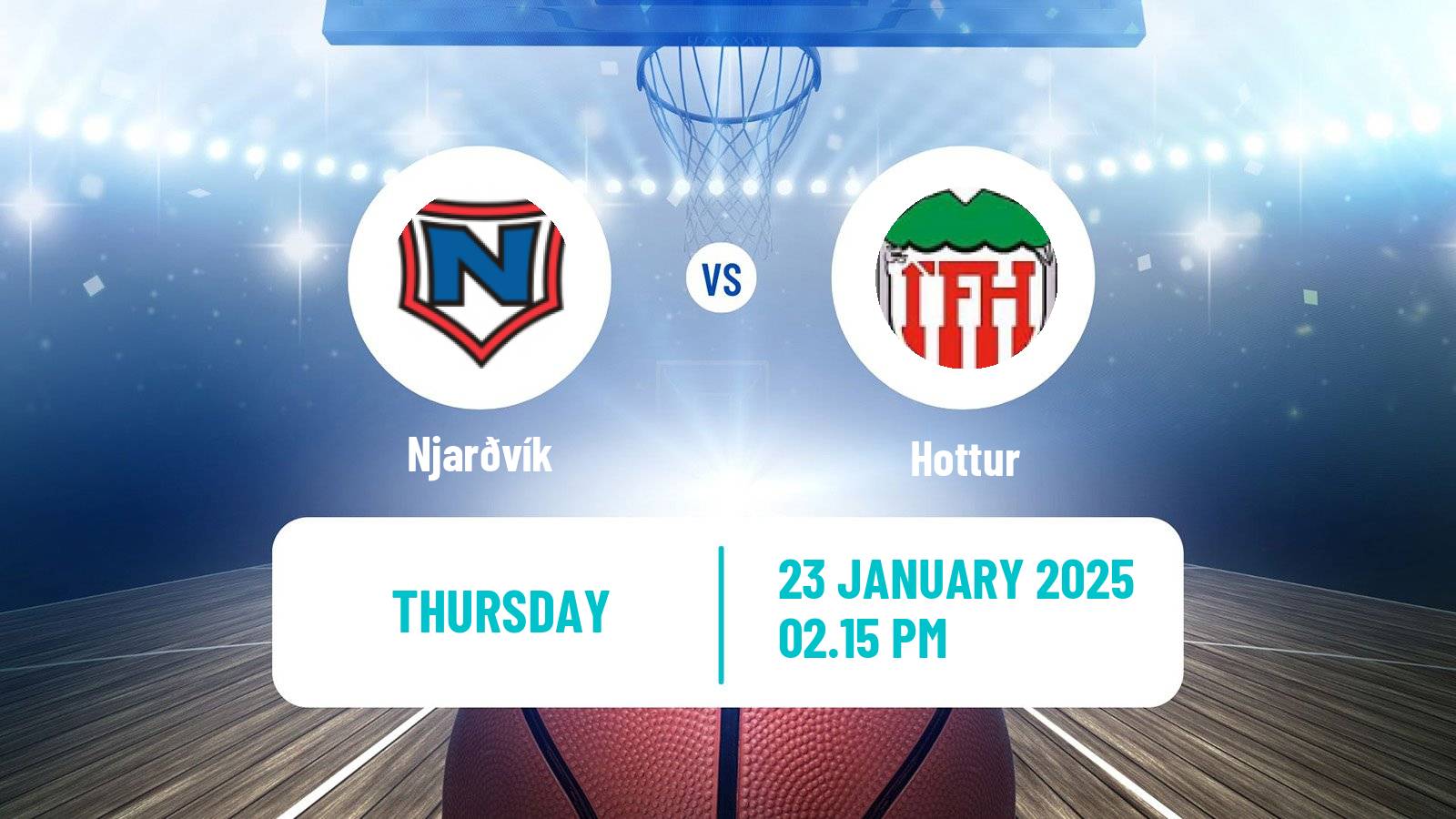 Basketball Icelandic Premier League Basketball Njarðvík - Hottur