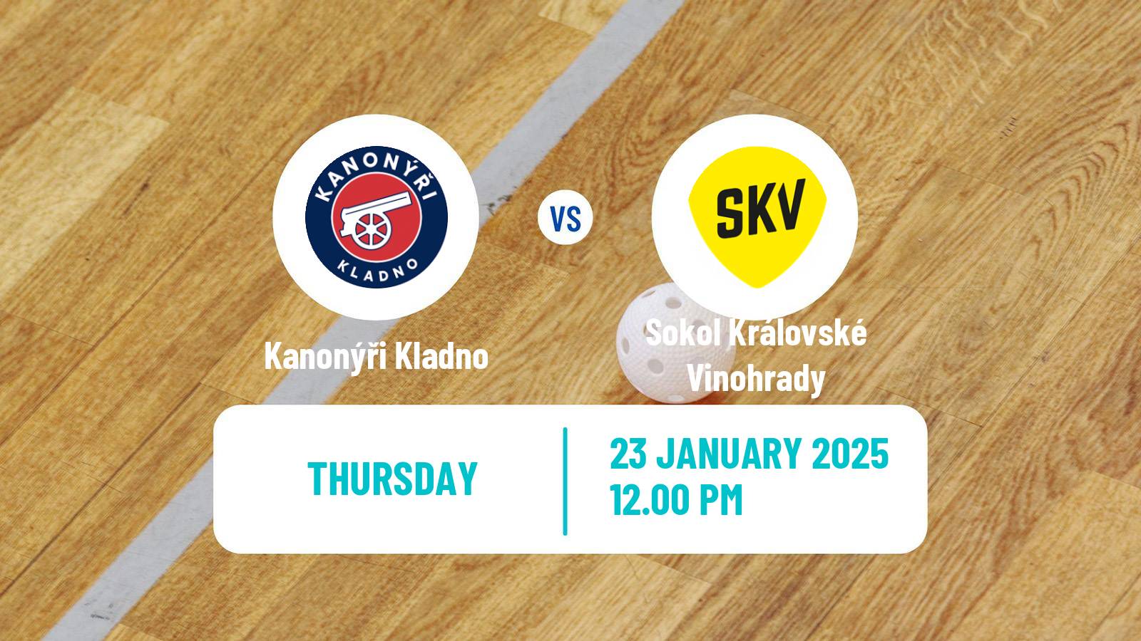 Floorball Czech Superliga Floorball Kanonýři Kladno - Sokol Královské Vinohrady