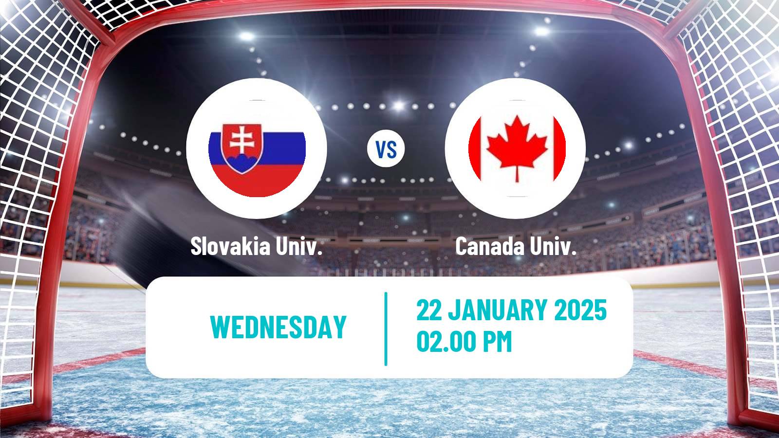 Hockey Universiade Hockey Slovakia Univ. - Canada Univ.