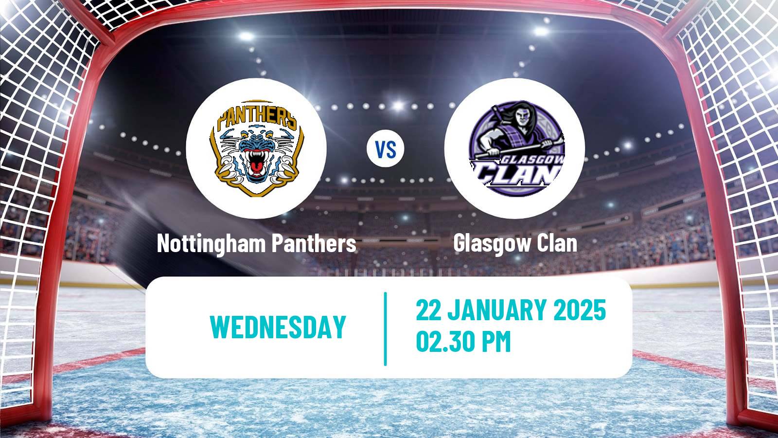 Hockey United Kingdom Challenge Cup Ice Hockey Nottingham Panthers - Glasgow Clan