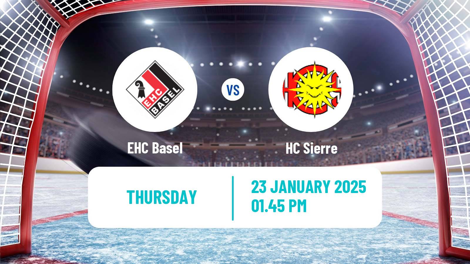 Hockey Swiss League Hockey EHC Basel - Sierre