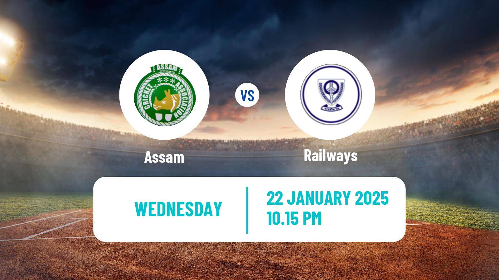 Cricket Ranji Trophy Assam - Railways