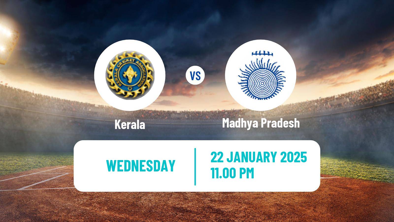 Cricket Ranji Trophy Kerala - Madhya Pradesh