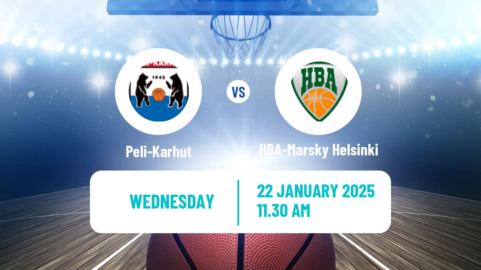 Basketball Finnish Korisliiga Women Peli-Karhut - HBA-Marsky Helsinki