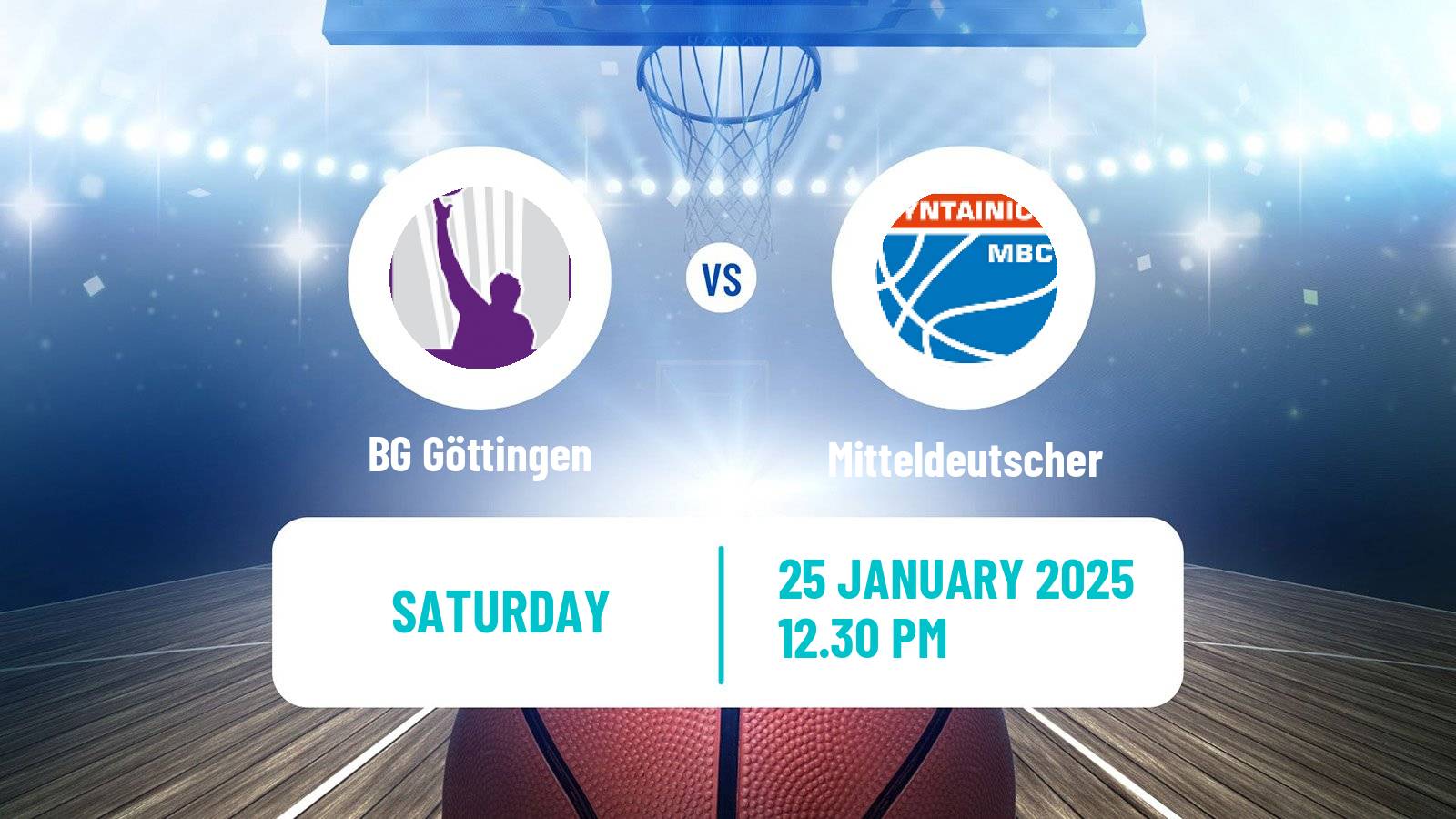 Basketball German BBL BG Göttingen - Mitteldeutscher