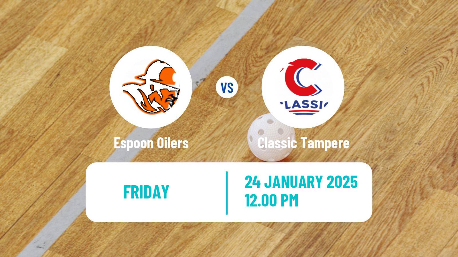 Floorball Finnish F-Liiga Espoon Oilers - Classic Tampere