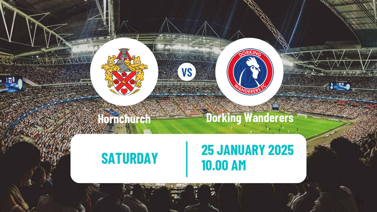 Soccer English National League South Hornchurch - Dorking Wanderers