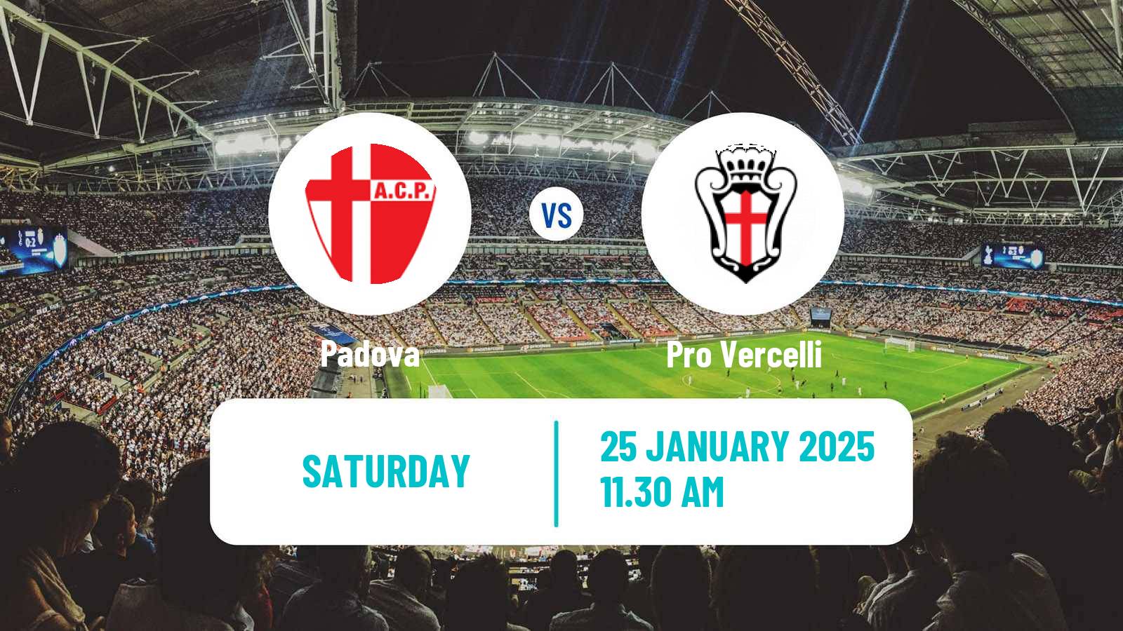 Soccer Italian Serie C Group A Padova - Pro Vercelli