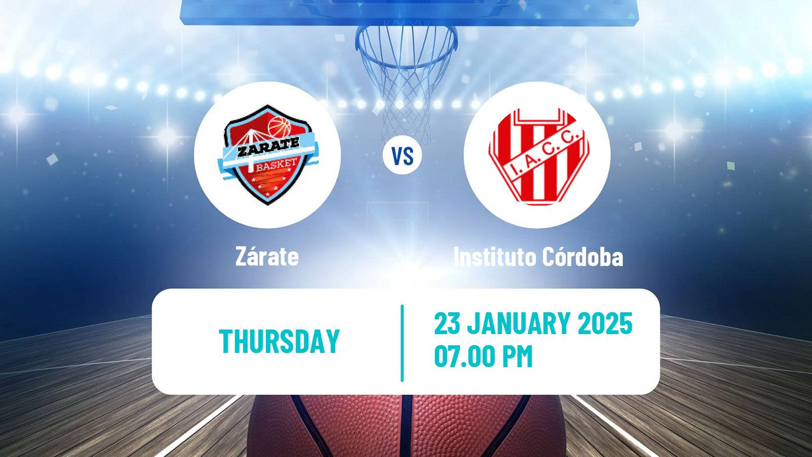 Basketball Argentinian LNB Zárate - Instituto Córdoba