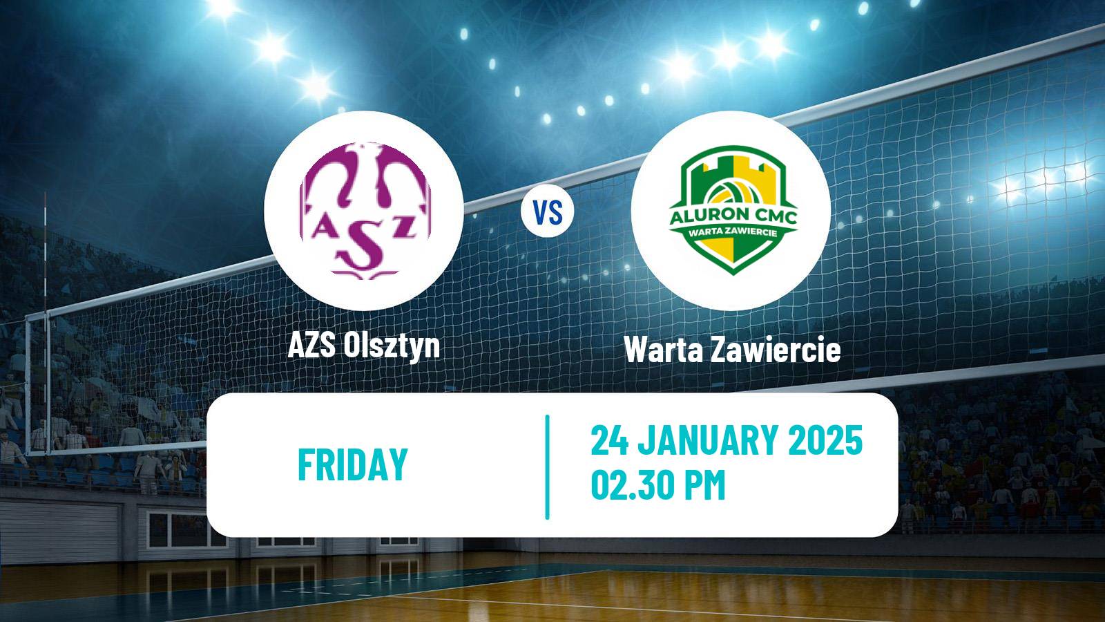 Volleyball Polish PlusLiga AZS Olsztyn - Warta Zawiercie