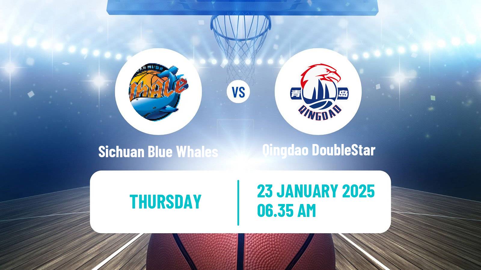 Basketball CBA Sichuan Blue Whales - Qingdao DoubleStar