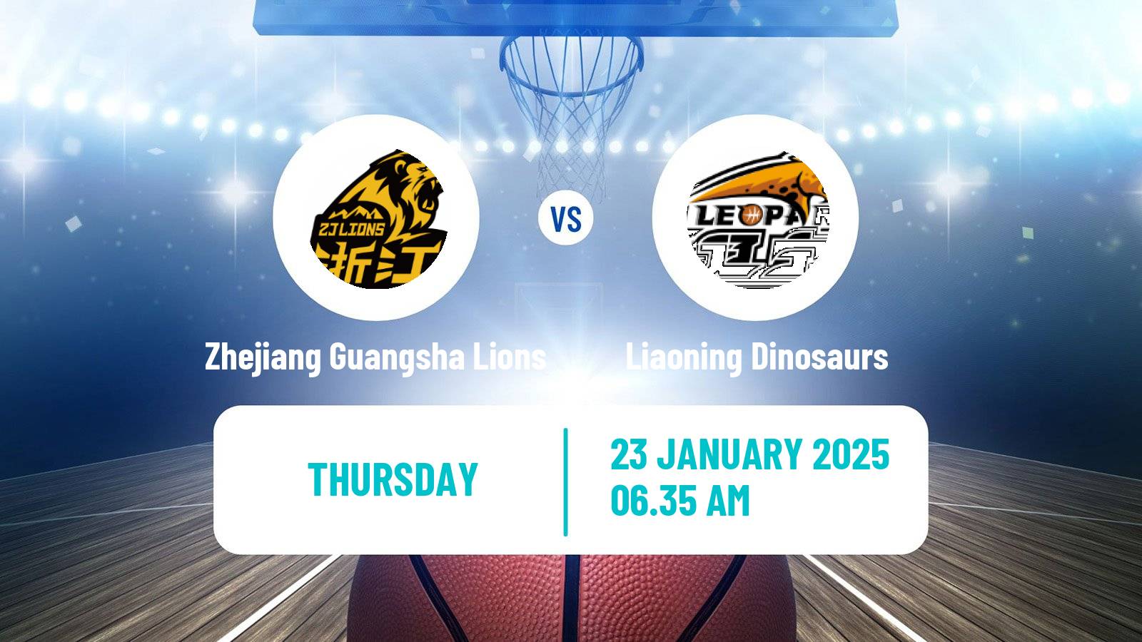 Basketball CBA Zhejiang Guangsha Lions - Liaoning Dinosaurs