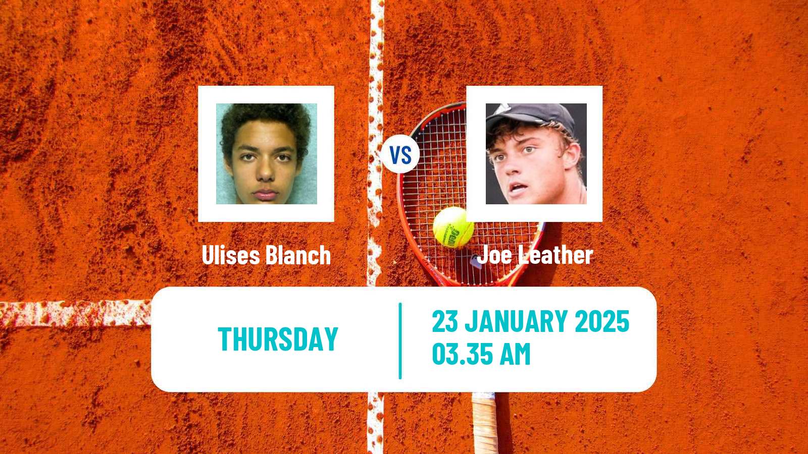 Tennis ITF M15 Monastir 3 Men Ulises Blanch - Joe Leather