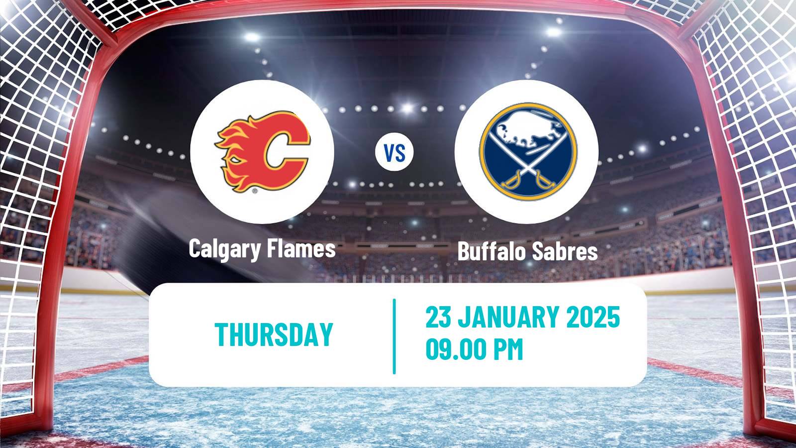 Hockey NHL Calgary Flames - Buffalo Sabres