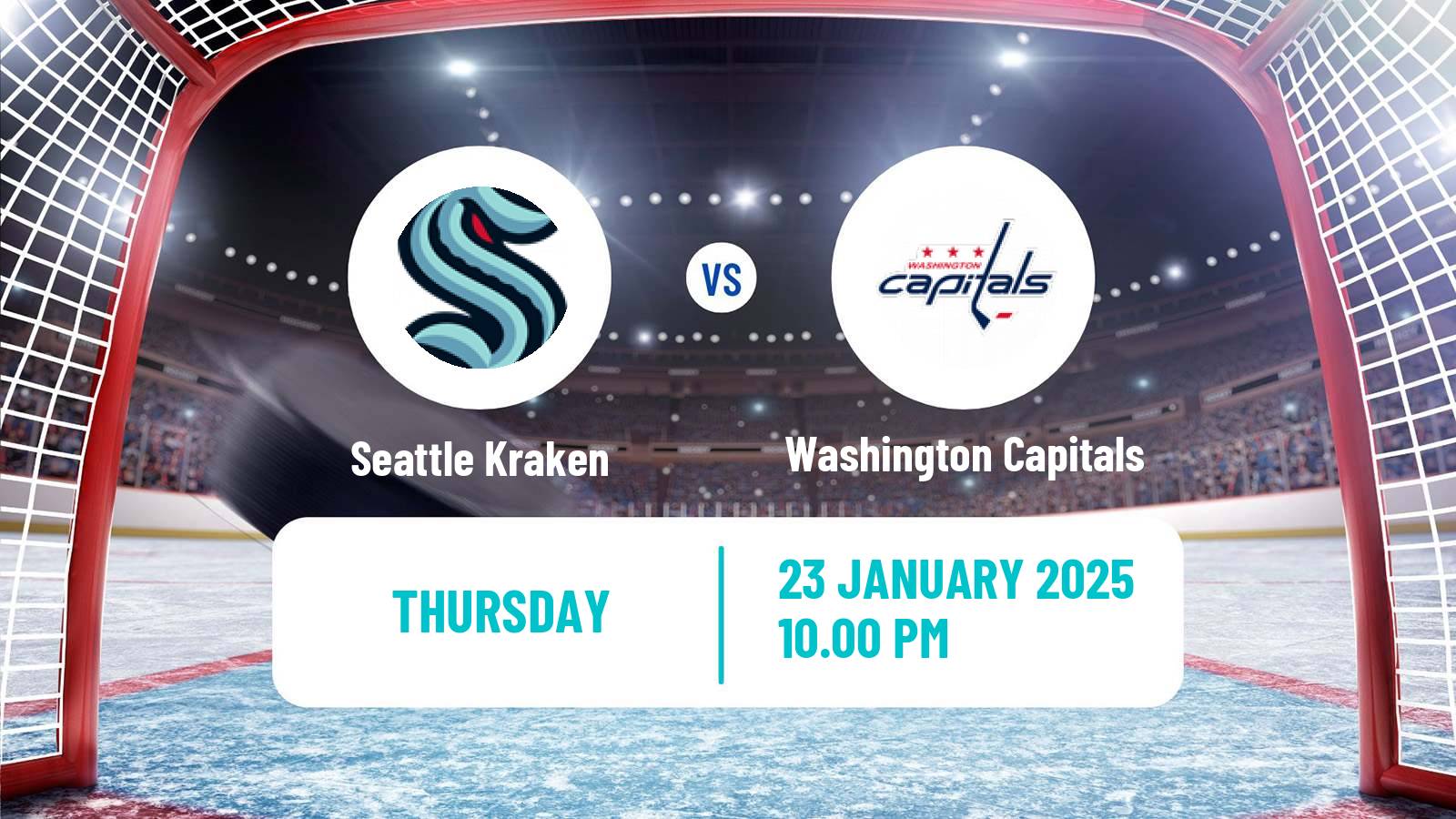 Hockey NHL Seattle Kraken - Washington Capitals