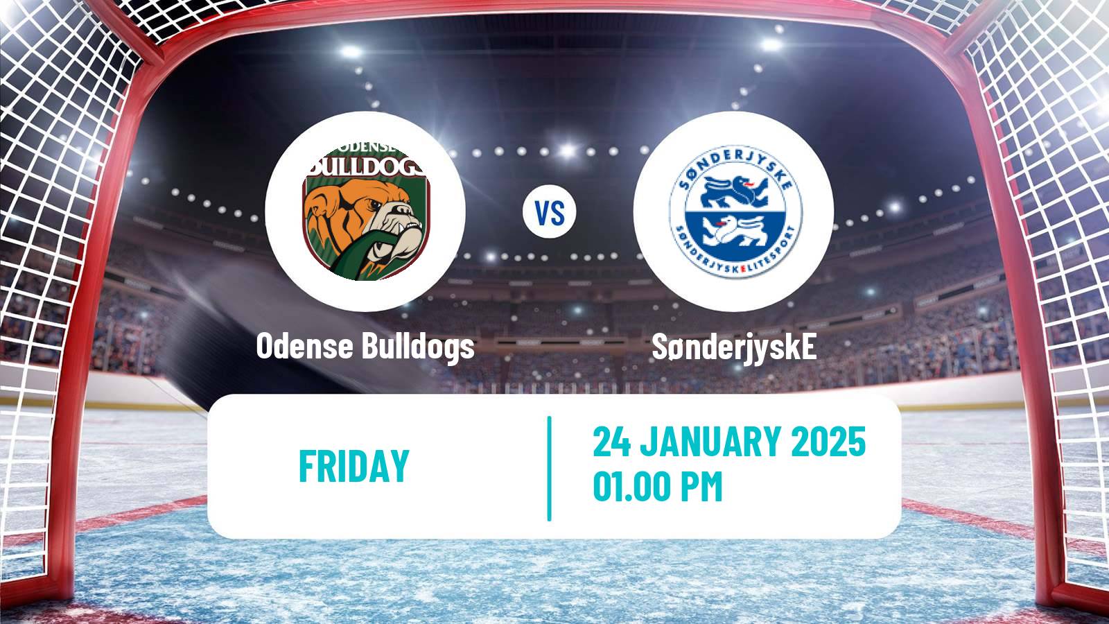 Hockey Danish Ishockey Ligaen Odense Bulldogs - SønderjyskE