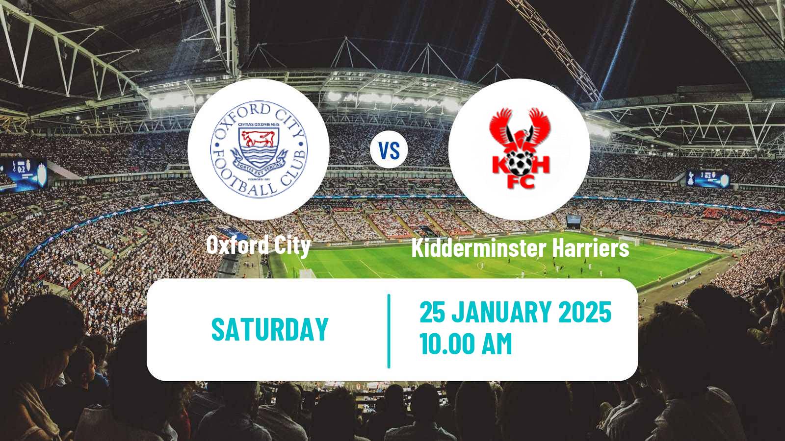 Soccer English National League North Oxford City - Kidderminster Harriers