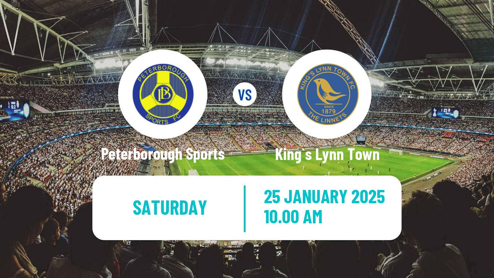 Soccer English National League North Peterborough Sports - King`s Lynn Town