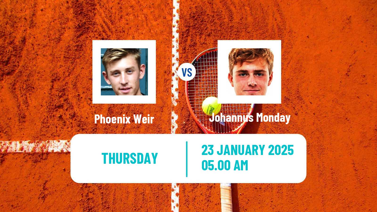 Tennis ITF M25 Sunderland Men Phoenix Weir - Johannus Monday