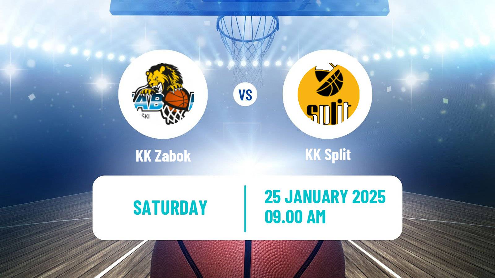 Basketball Croatian Premijer Liga Basketball Zabok - KK Split