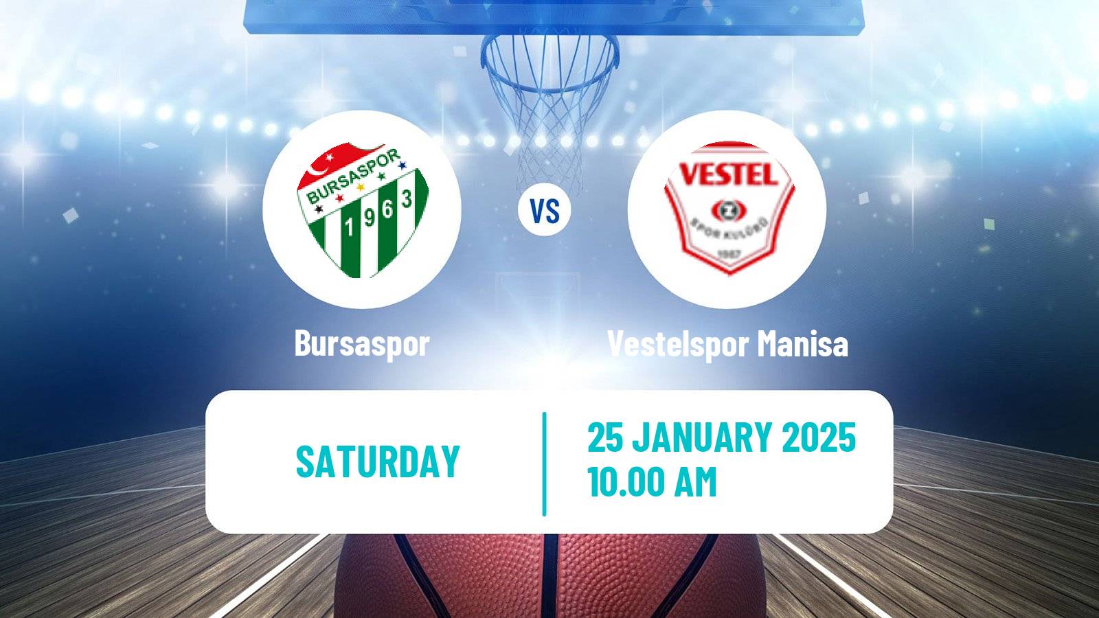 Basketball Turkish Basketball Super Ligi Bursaspor - Vestelspor Manisa