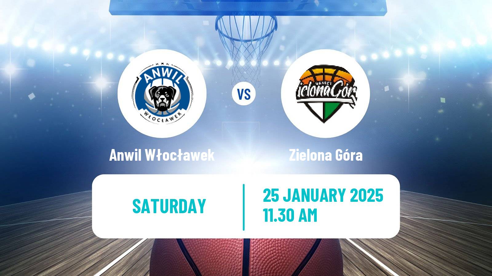 Basketball Polish Basket Liga Anwil Włocławek - Zielona Góra