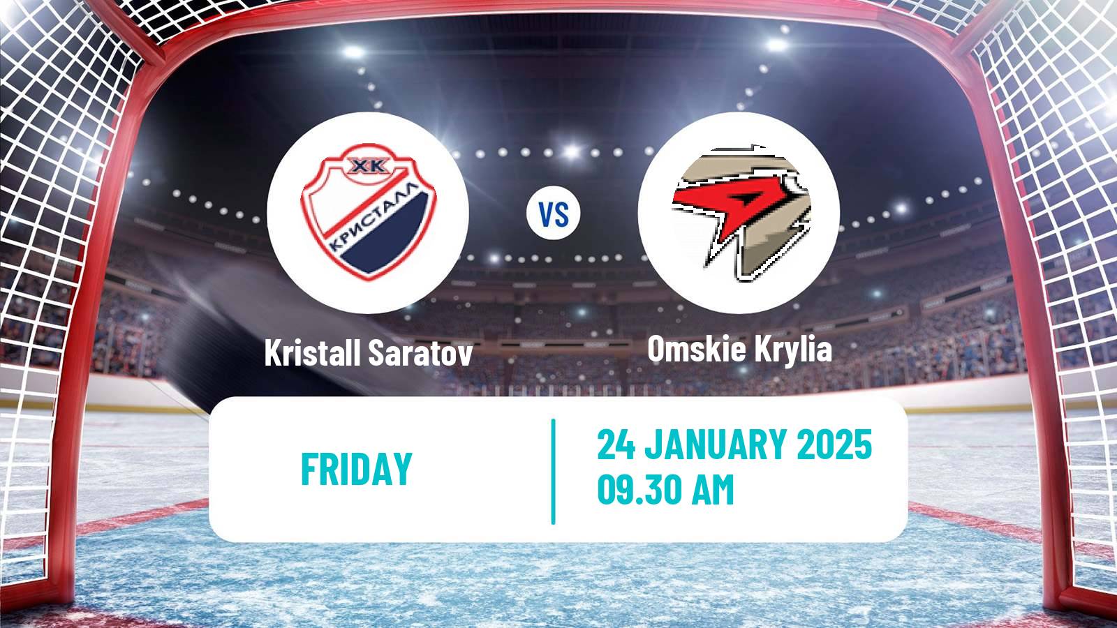 Hockey VHL Kristall Saratov - Omskie Krylia