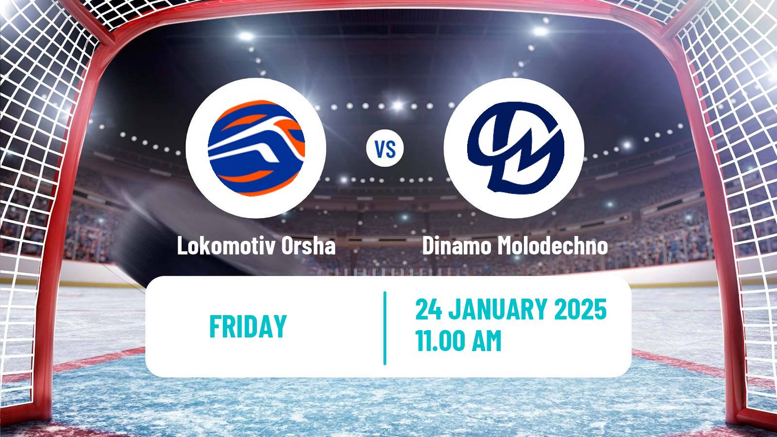 Hockey Belarusian Extraleague Lokomotiv Orsha - Dinamo Molodechno