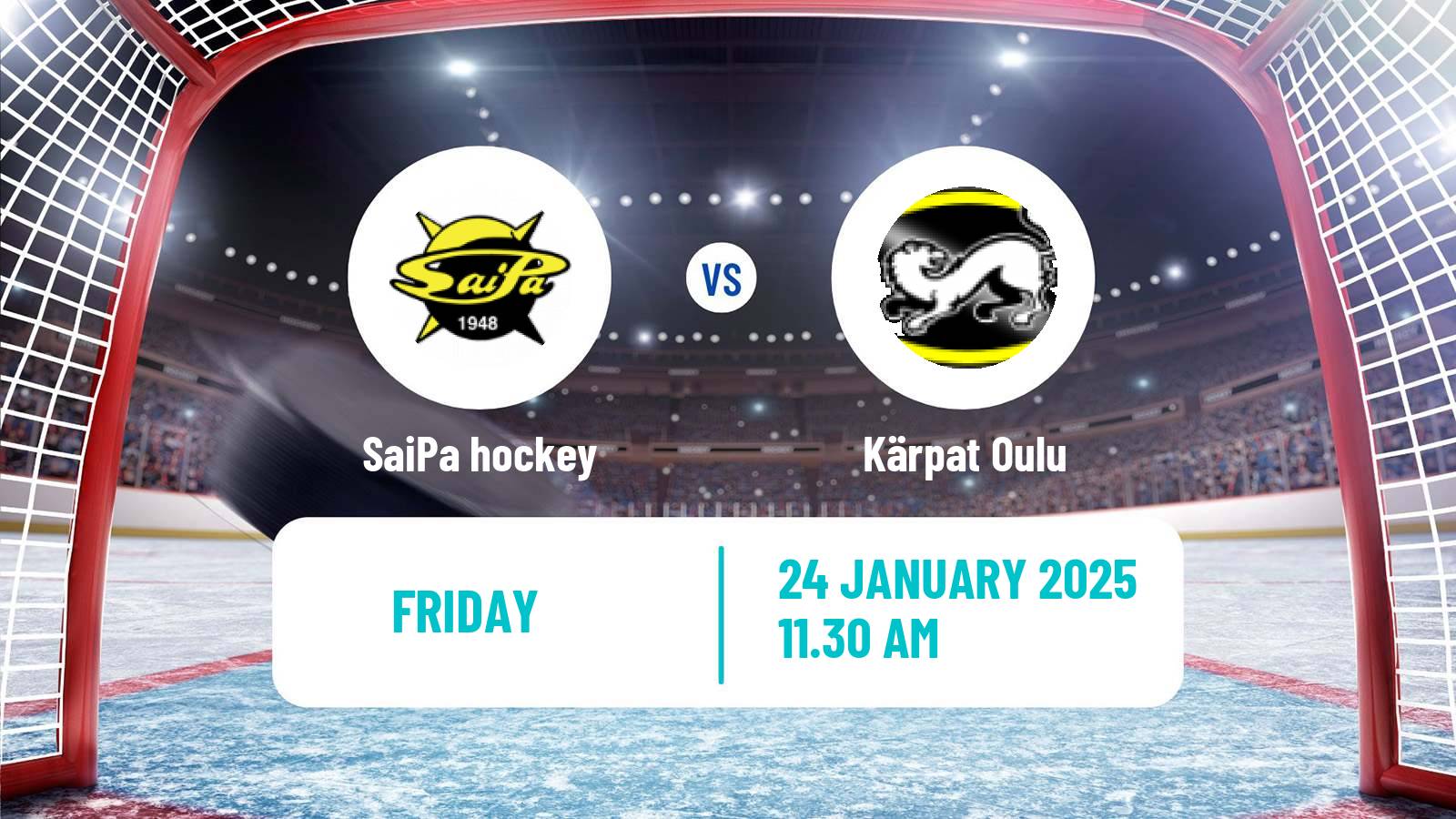 Hockey Finnish SM-liiga SaiPa - Kärpät