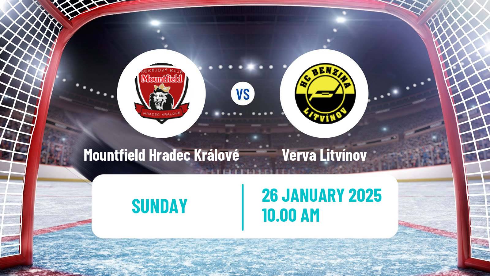 Hockey Czech Extraliga Mountfield Hradec Králové - Verva Litvínov