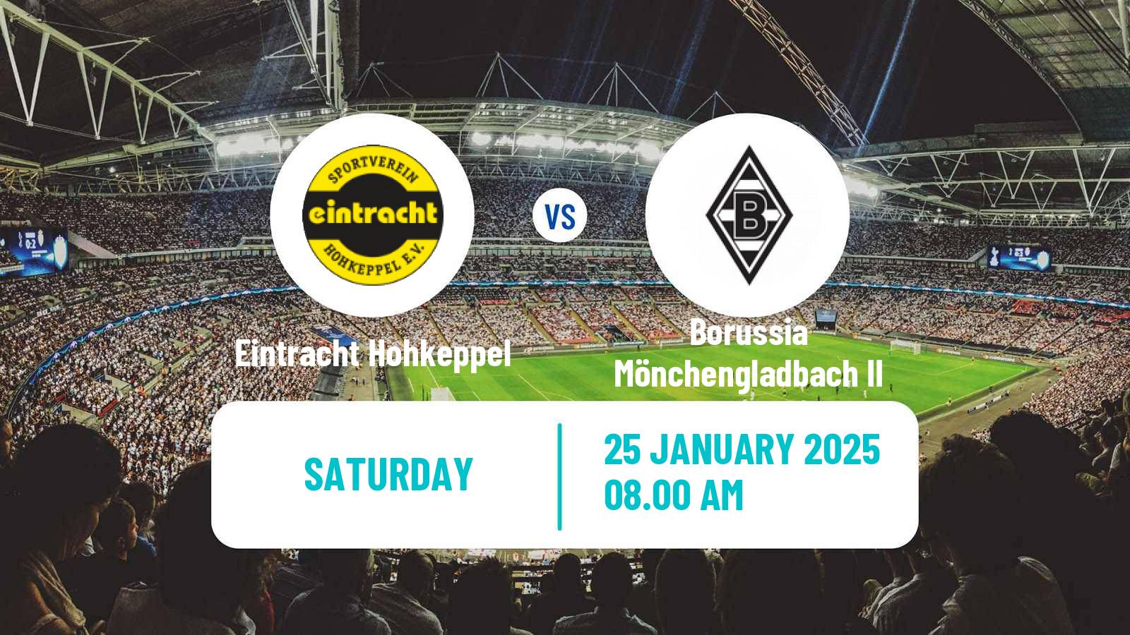 Soccer German Regionalliga West Eintracht Hohkeppel - Borussia Mönchengladbach II