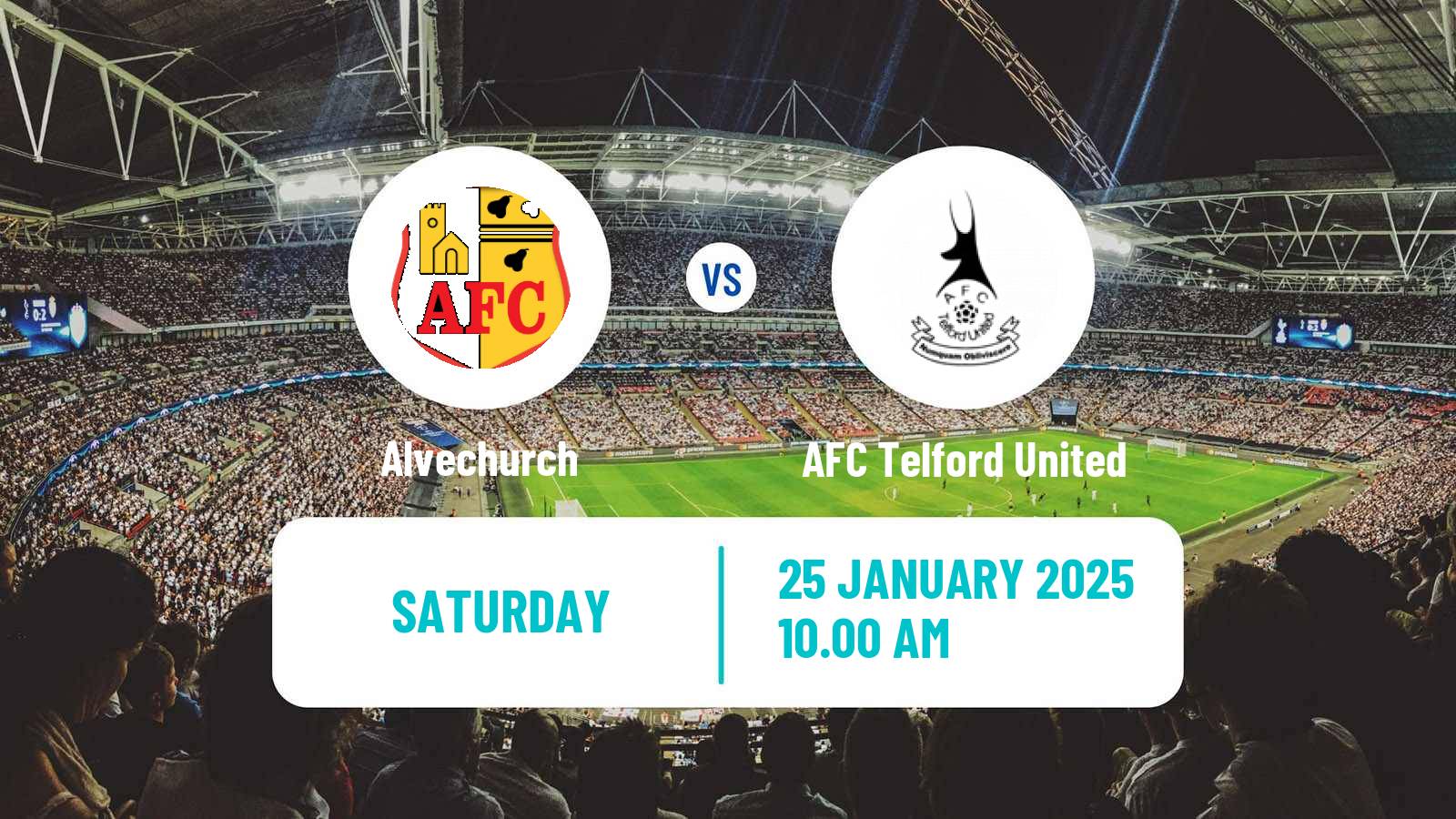 Soccer English Southern League Central Division Alvechurch - AFC Telford United