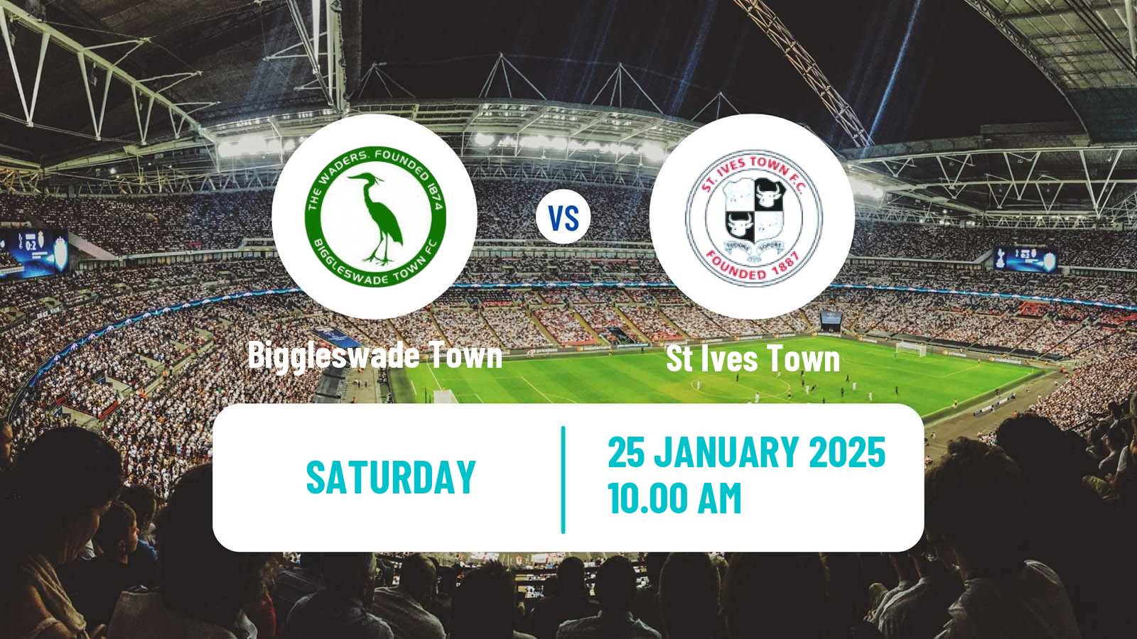 Soccer English Southern League Central Division Biggleswade Town - St Ives Town