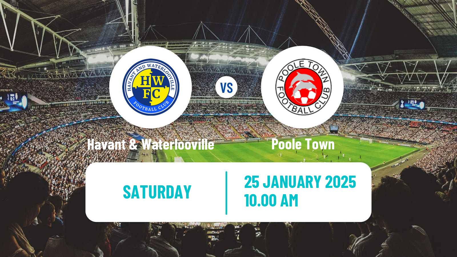 Soccer English Southern League South Division Havant & Waterlooville - Poole Town